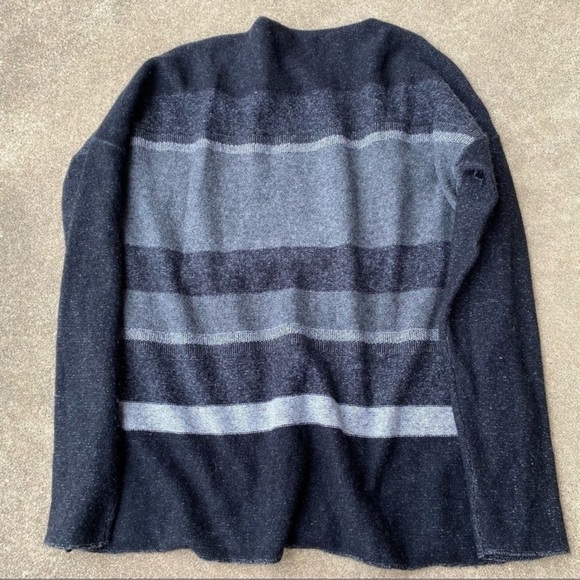 Vince Striped Wool Cashmere Sweater - Picture 2 of 5